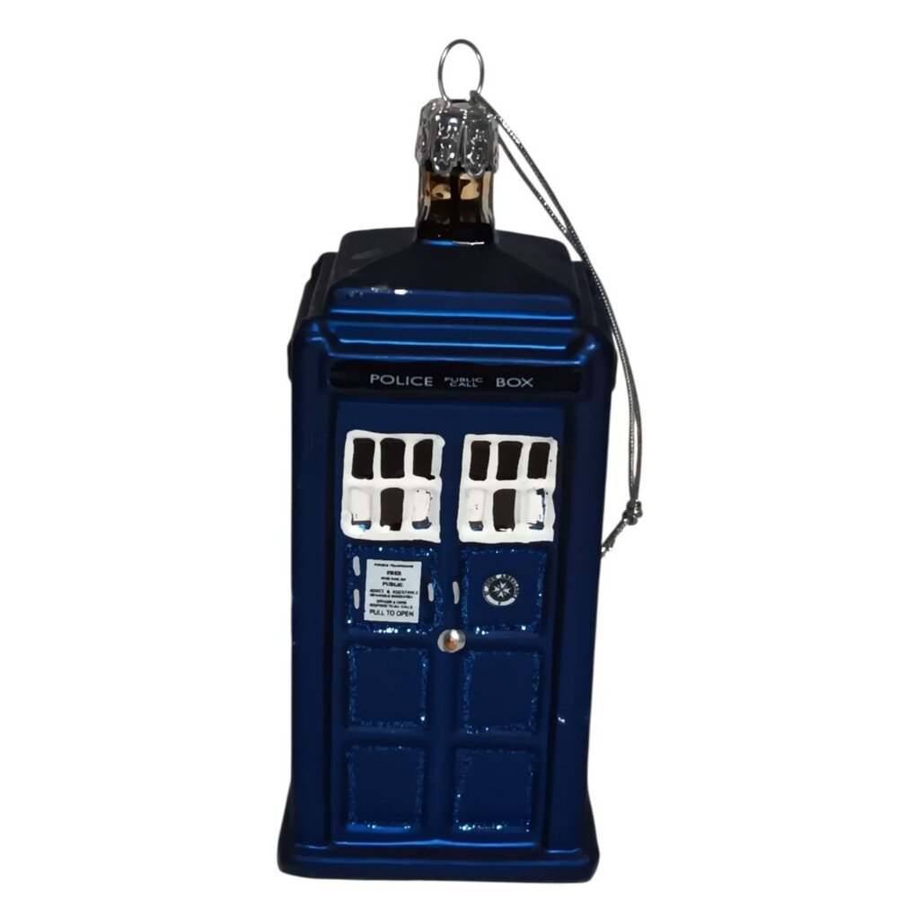 Christmas Ornament Doctor Who Tardis Time Machine 2009 TV Show